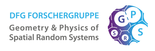 Logo der DFG Forschergruppe Geometry & Physics of Spatial Random Systems (GPSRS)
